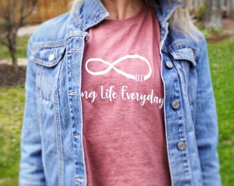 Living Life Everyday Cropped Racer Back Tank Top