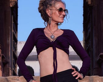 ★お求めやすく価格改定★ Top~ Y2k Festival Fairy Yoga Sleeves Long With Top Wrap トップス