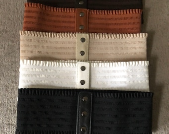 Wide White Belt - Etsy