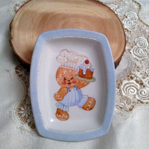 porcelain tray, hand painted image 1