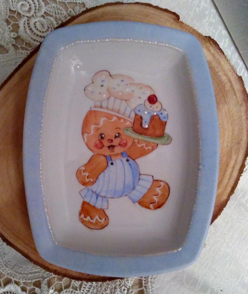 porcelain tray, hand painted image 3