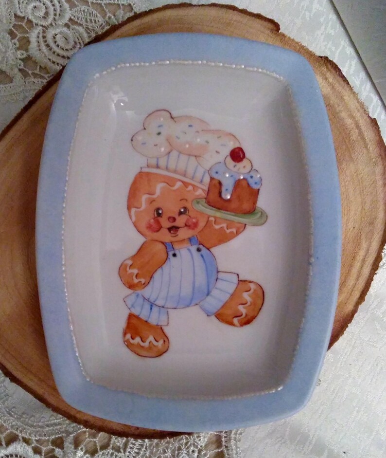 porcelain tray, hand painted image 5