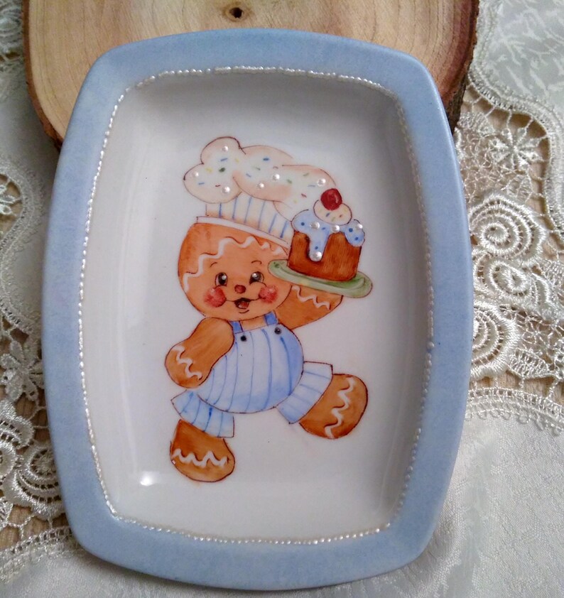 porcelain tray, hand painted image 4