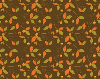 Riley Blake Fabric Half yd Thanks Main Olive Give Thanks Fall Quilting Fabric,Premium Cotton,Precut Fabric,QuarterYard Fabric by Yard