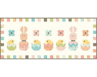 Hatchery Hack Quilt Runner Boxed Kit, Spring Fabric