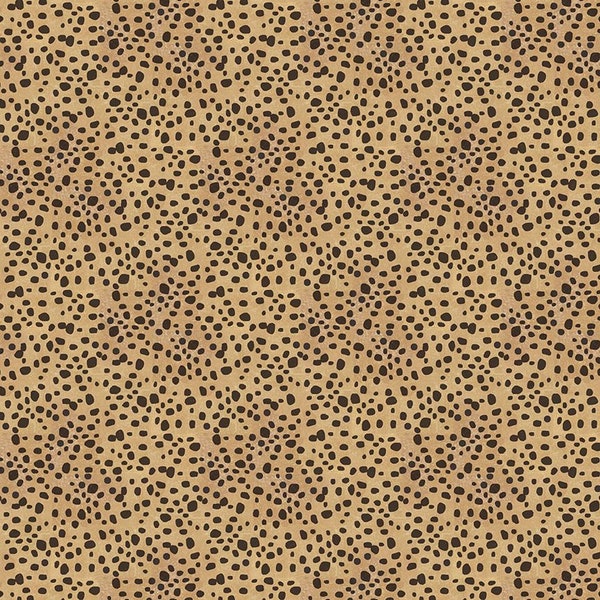 Cheetah Skin / Noah's Ark Fabric / Leopard Print Fabric / Noah's Ark / Dear Stella Designs