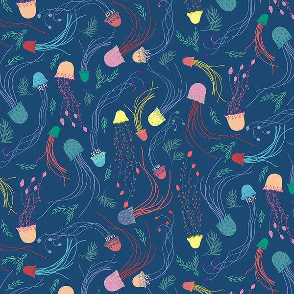 Octopied Fabric / Mermaid Fabric / Under the Sea Fabric / Shell Yeah / Dear Stella Designs