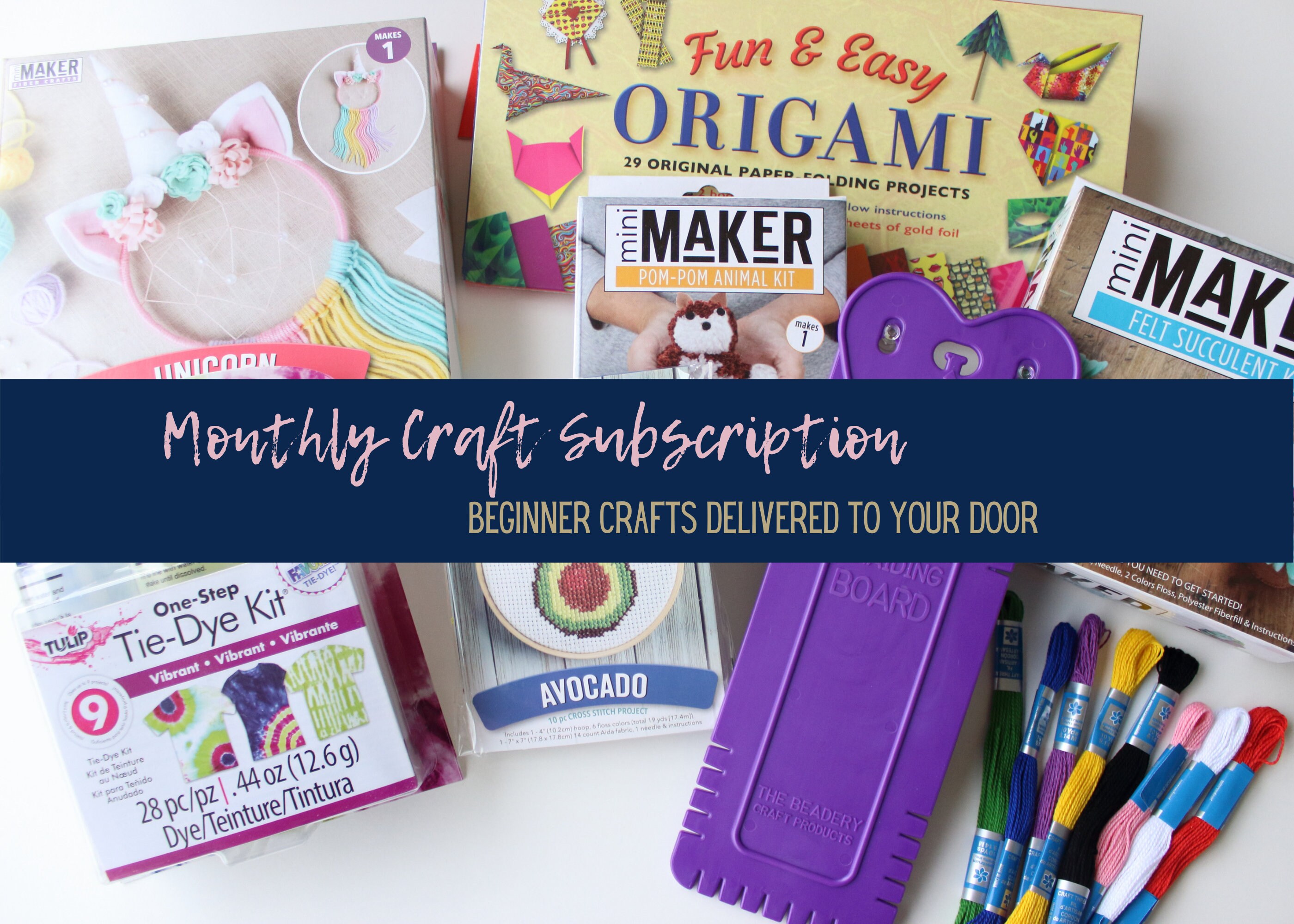 15 Unique Craft Kits for Adults  Monthly crafts, Daily crafts, Monthly  craft kits