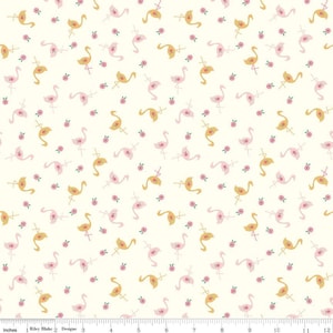 Stardust Flamingo Fabric / Flamingo Fabric / Summer Fabric / Stardust Collection / Riley Blake Fabric