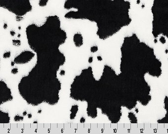 Cow Minky / Cuddle Fabric / Shannon Fabric by the Yard