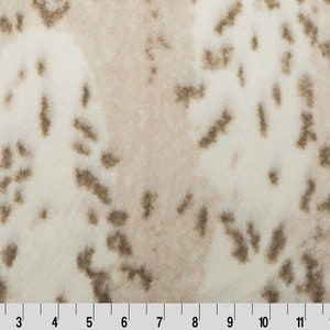 Siberian Leopard Minky / Leopard Print Minky / Leopard Minky / Shannon Fabrics Cuddle