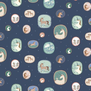 Wall of Fame Fabric / Unicorn Fabric / Unicorns / Dear Stella Designs