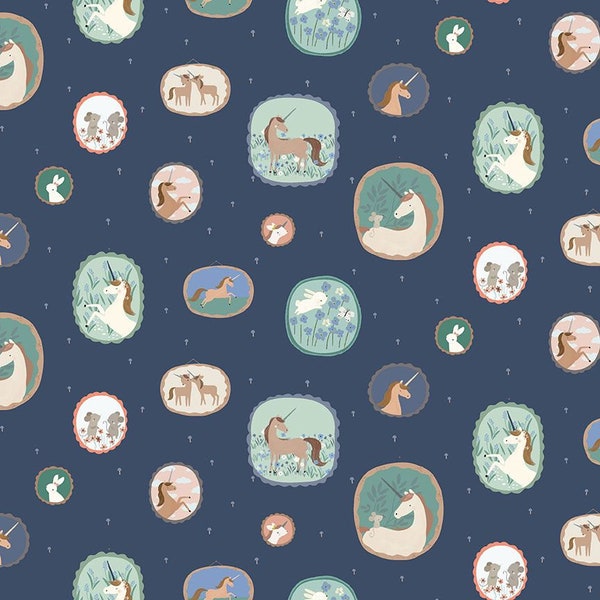 Wall of Fame Fabric / Unicorn Fabric / Unicorns / Dear Stella Designs