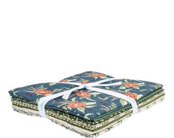 Paquete de telas florales Olive Grove, piezas de 1 yarda, de Riley Blake