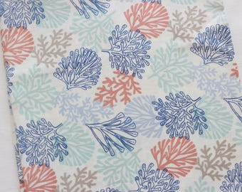 1/2 Yard Only Under the Sea Fabric / Coral Reef Fabric / Ocean / Nautical / Beach