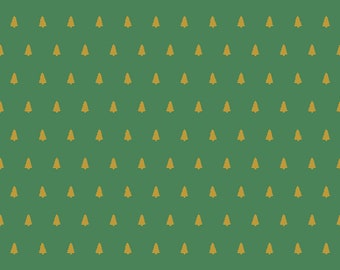 Christmas Tree Fabric/ Christmas Fabric/ Santa Claus Lane Fabric/ Christmas Tree Print/ Christmas Cotton Fabric/ Holiday Fabric