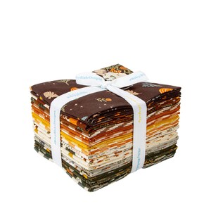 Pumpkin Spice Fat Quarter Bundle / Autumn Fabric Bundle / Riley Blake Fabrics