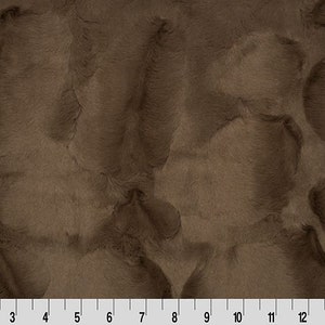 Luxe Cuddle Hide Minky / Truffle Brown Luxe Minky / Embossed Mink / Truffle Cuddle / Shannon Fabrics / Luxury Cuddle / Luxury Minky