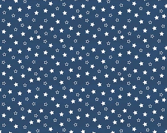 Blue Stars Fabric / Star Fabric / Let Freedom Soar / Riley Blake Designs