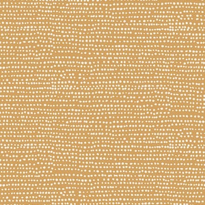 Flax Cotton Fabric: Gold Dot Moonscape, Dear Stella Designs