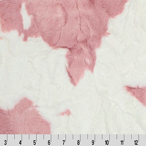 Pink Calf Minky / Cuddle Fabric / Shannon Fabric by the Yard