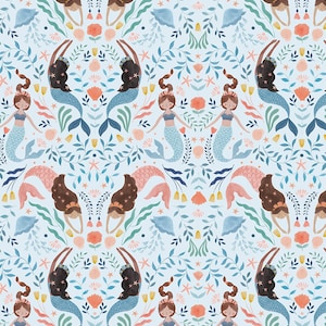 Mermaid for Each Other / Mermaid Fabric / Under the Sea / Shell We Dance / Dear Stella Designs