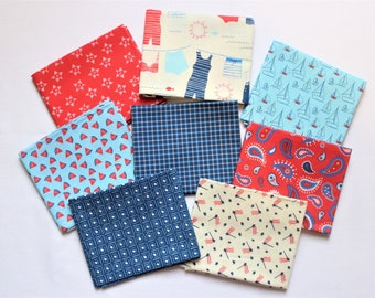 Red White and Bang Bundle / Patriotic Fabric / July 4th Fabric / Riley Blake Designs