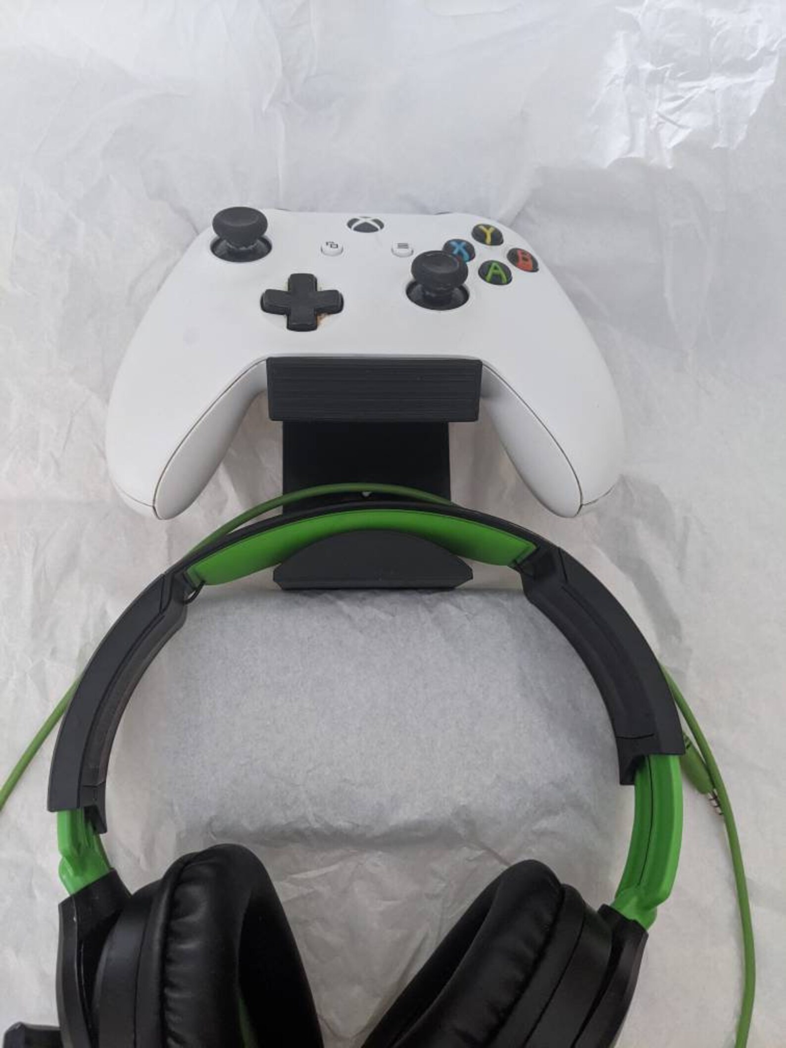 3D Printed Single Xbox One Controller and Headset Wall Mount Etsy