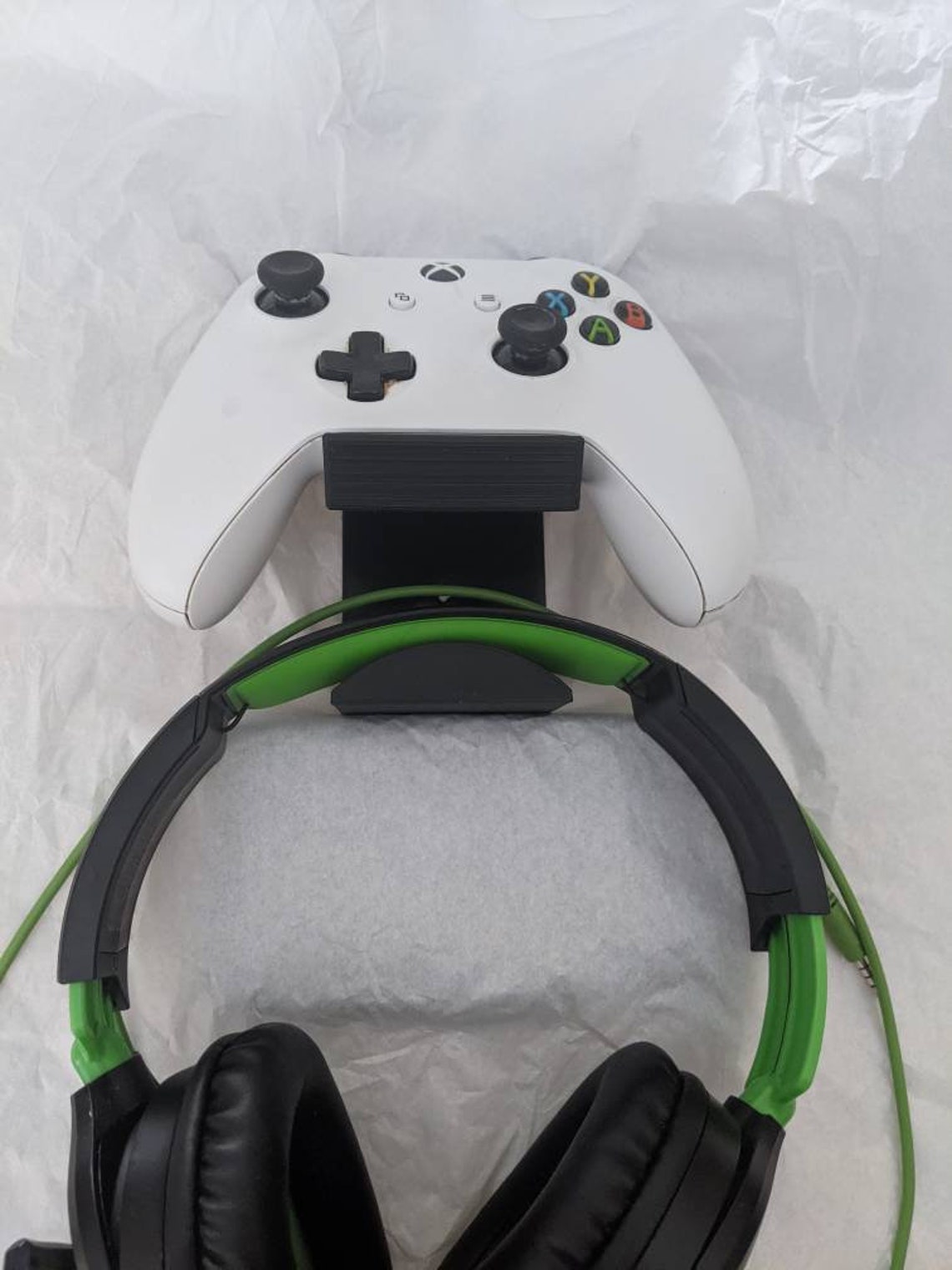 3D Printed Single Xbox One Controller and Headset Wall Mount Etsy