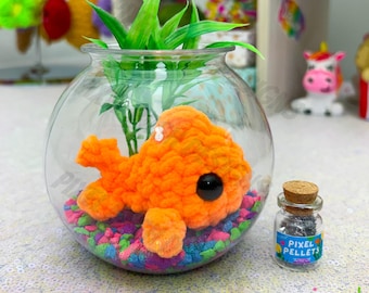 Crochet Desk Pet Fish | No Maintenance, No Fuss Aquarium Buddy