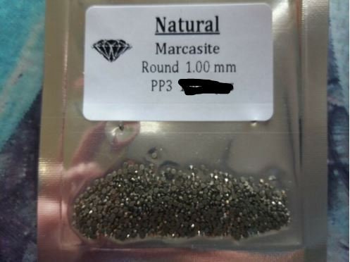 10 x 1mm Loose marcasite stones for vintage jewellery repairs or crafts PP3