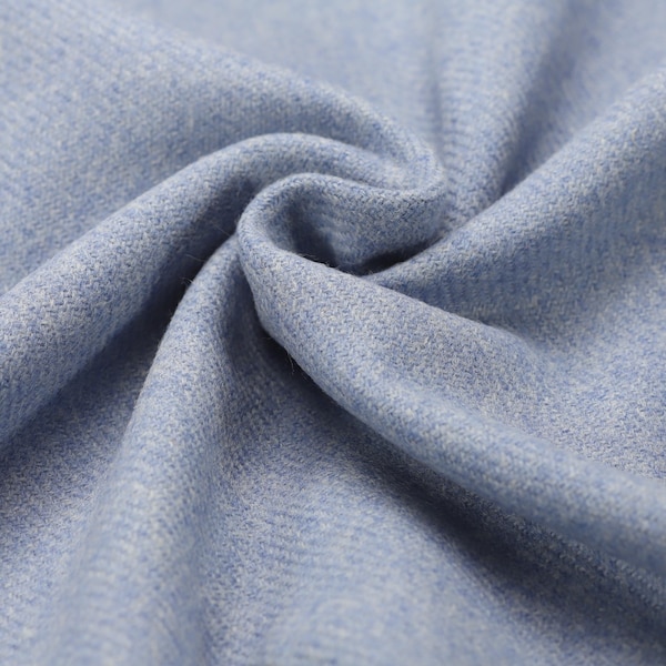 Clear Sky Mix 100% Wool Tweed Fabric UK Made Cloth  **Sold By The Half-Metre** Not Harris - Beautiful British Made Wool Fabric!