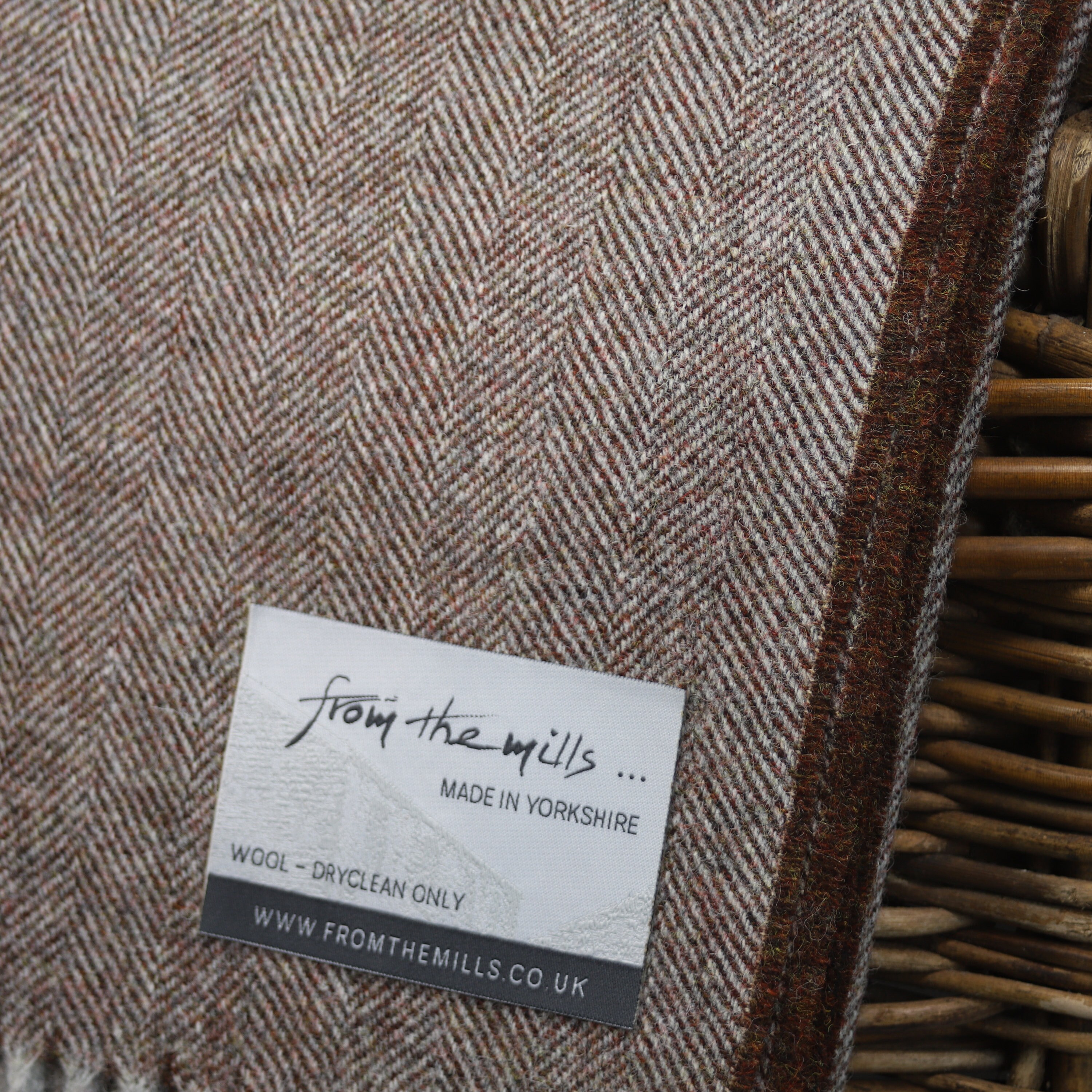 100 Wool Blanket/Throw British Made Tweed Fabric Not Etsy