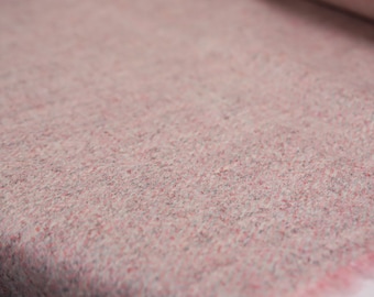 Rose Herringbone 100% Wool Tweed Fabric UK Made Cloth  **Sold By The Half-Metre** Not Harris - Beautiful British Made Wool Fabric!