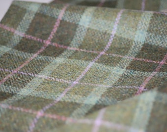 Moorland Check 100% Wool Tweed Fabric UK Made Cloth  **Sold By The Half-Metre** Not Harris - Beautiful British Made Wool Fabric!