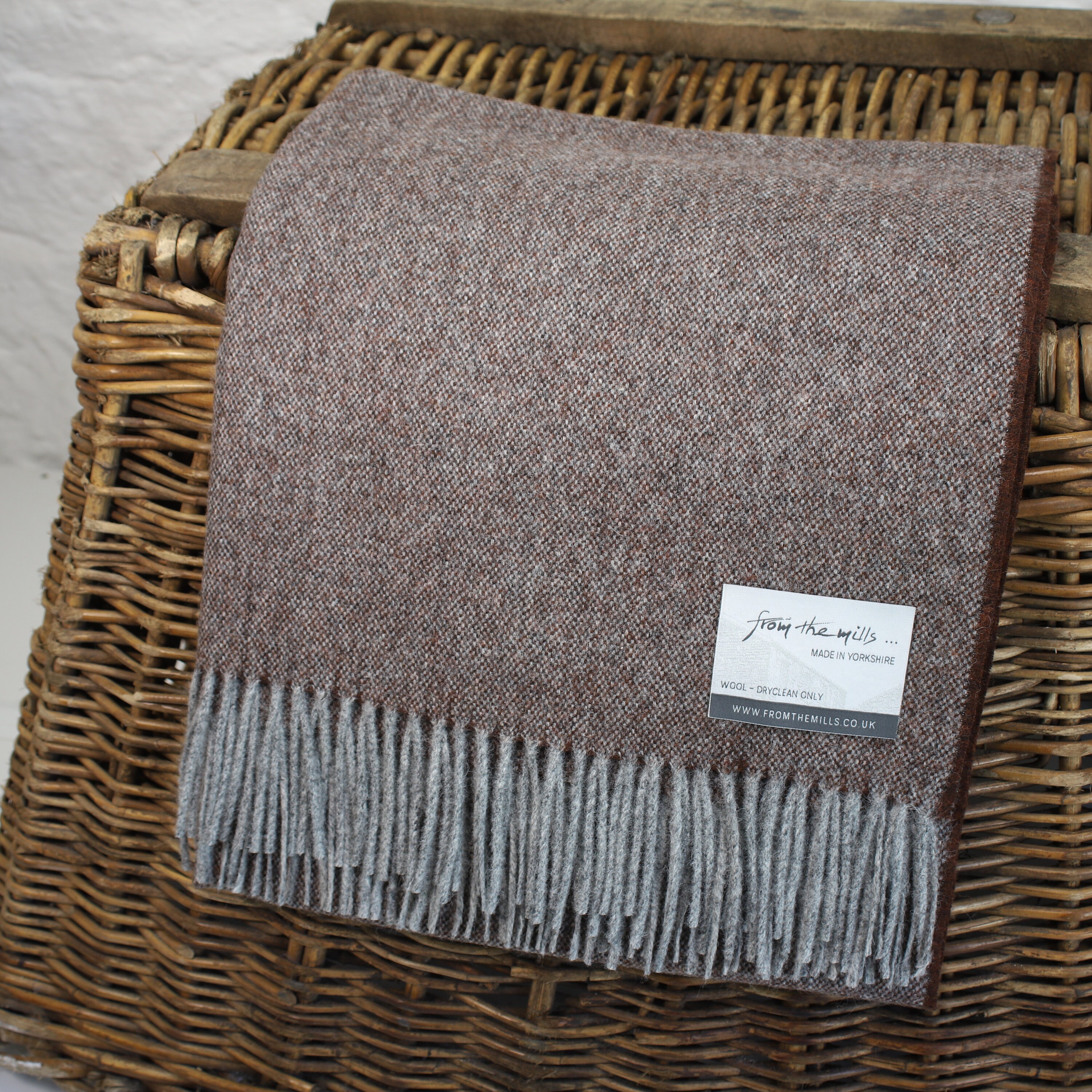 100 Wool Blanket/Throw British Made Tweed Fabric Not Etsy