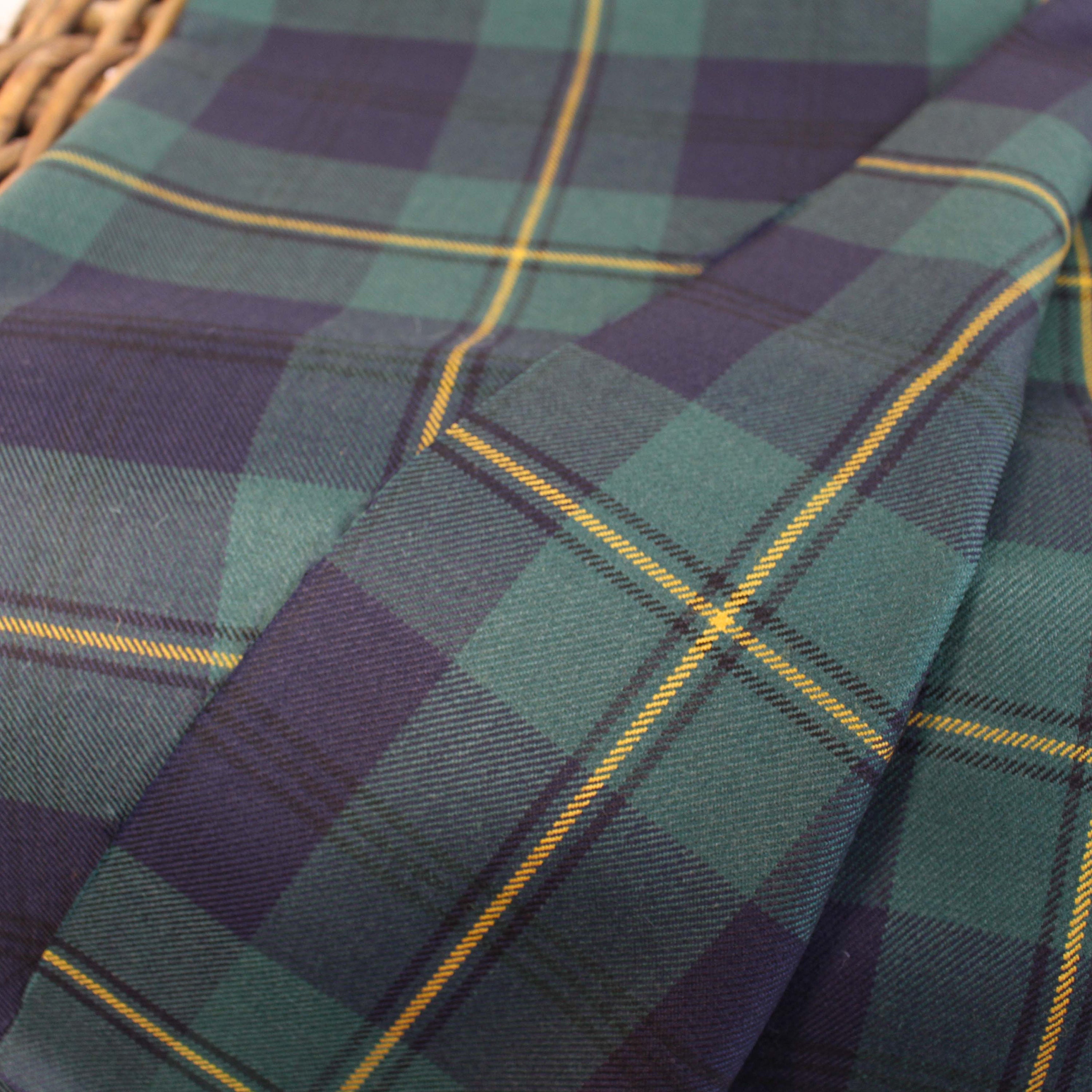 Johnstone Modern Scottish Tartan Fat Quarter 75CM x 50CM Etsy