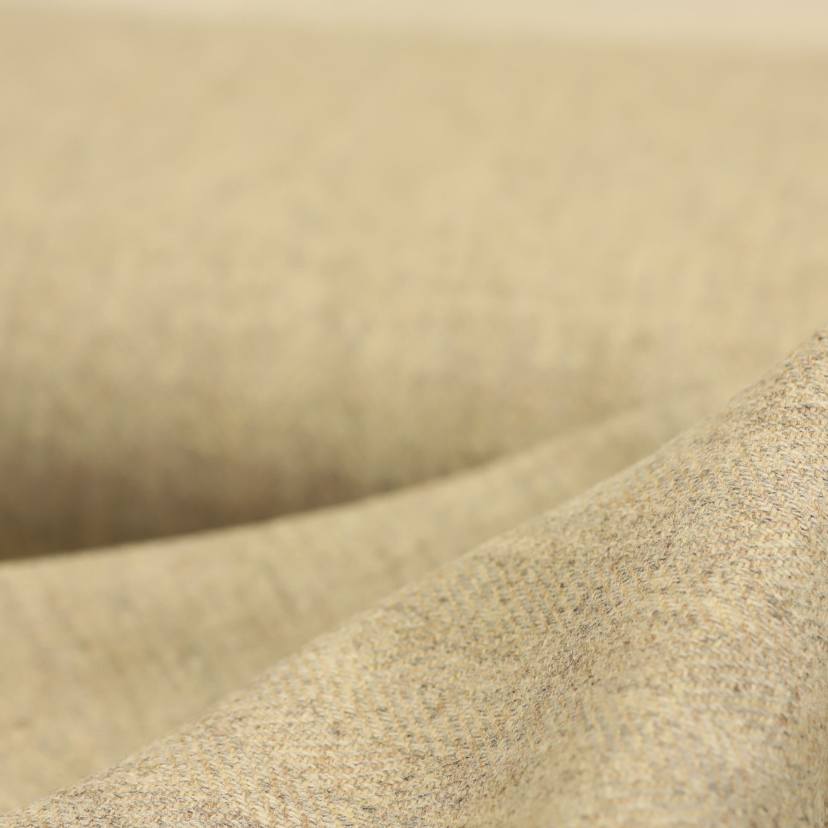 Kabbani Textiles Tessuto 100% Puro Tweed Di Lana Vergine, Verde Donegal, Rivestimento, Patchwork, 450 Grammi, Solde Al Metro