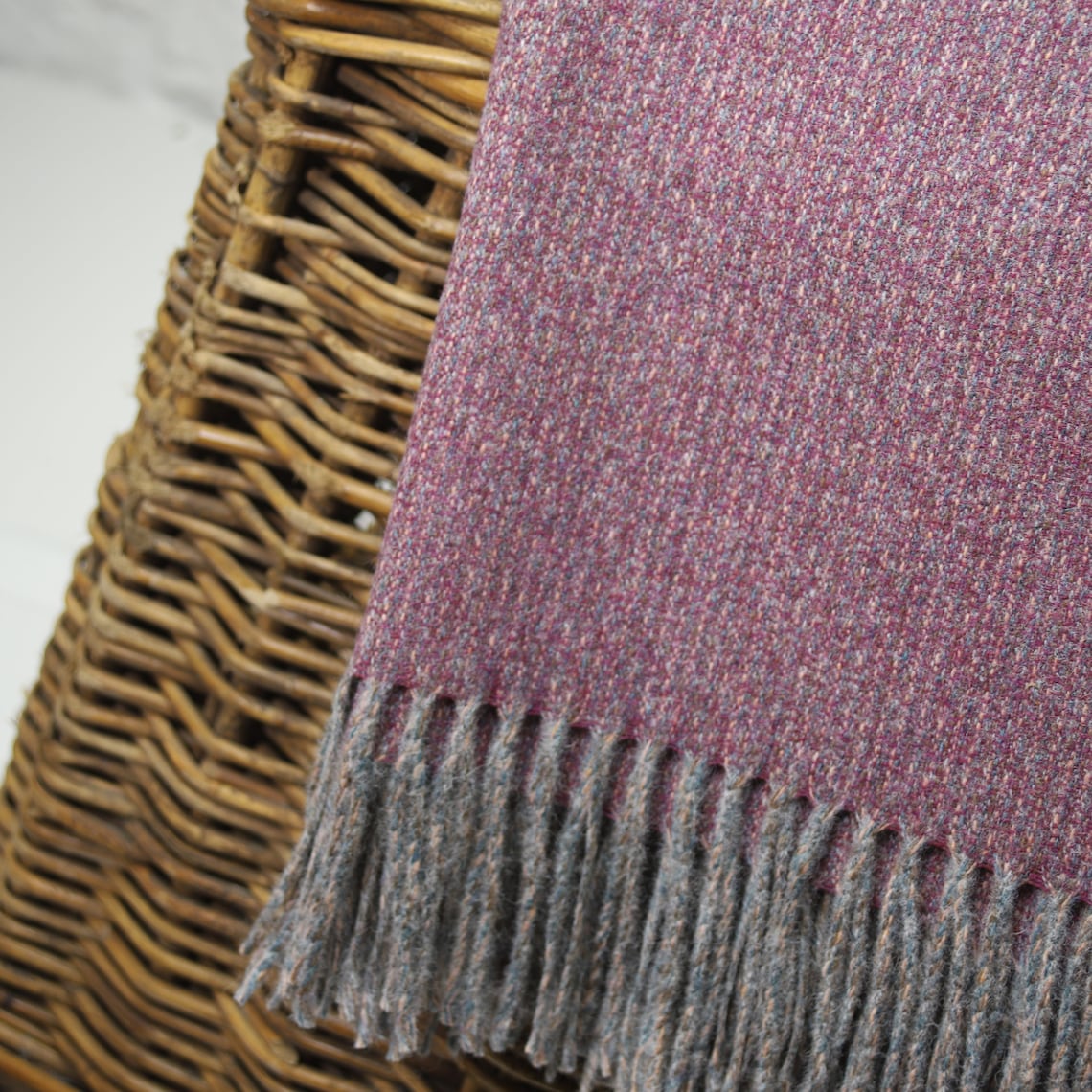 100 Wool Blanket/Throw British Made Tweed Fabric Not Etsy