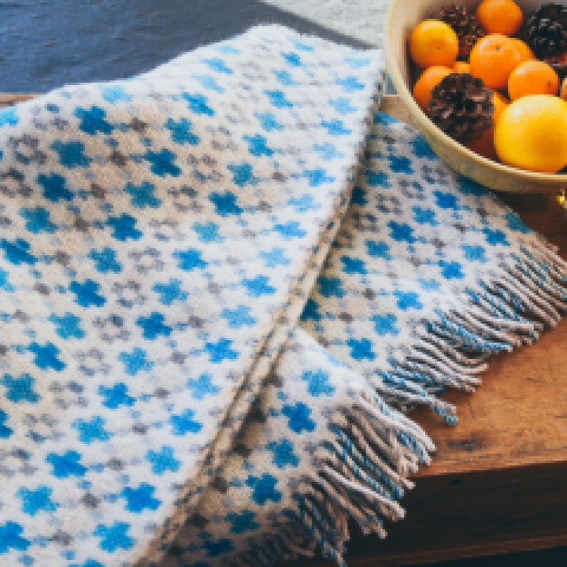 Loom & Bobbin Wool Blanket Throw Welsh Tapestry / Fair Isle Etsy