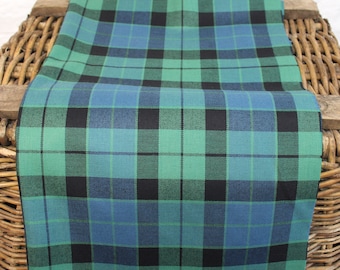 Pre-Cut - MacKay *Ancient* Scottish Tartan - Fat Quarter (75x50 cm / 29x19 inches) - Fine 100% Wool 11oz - Made in Britain