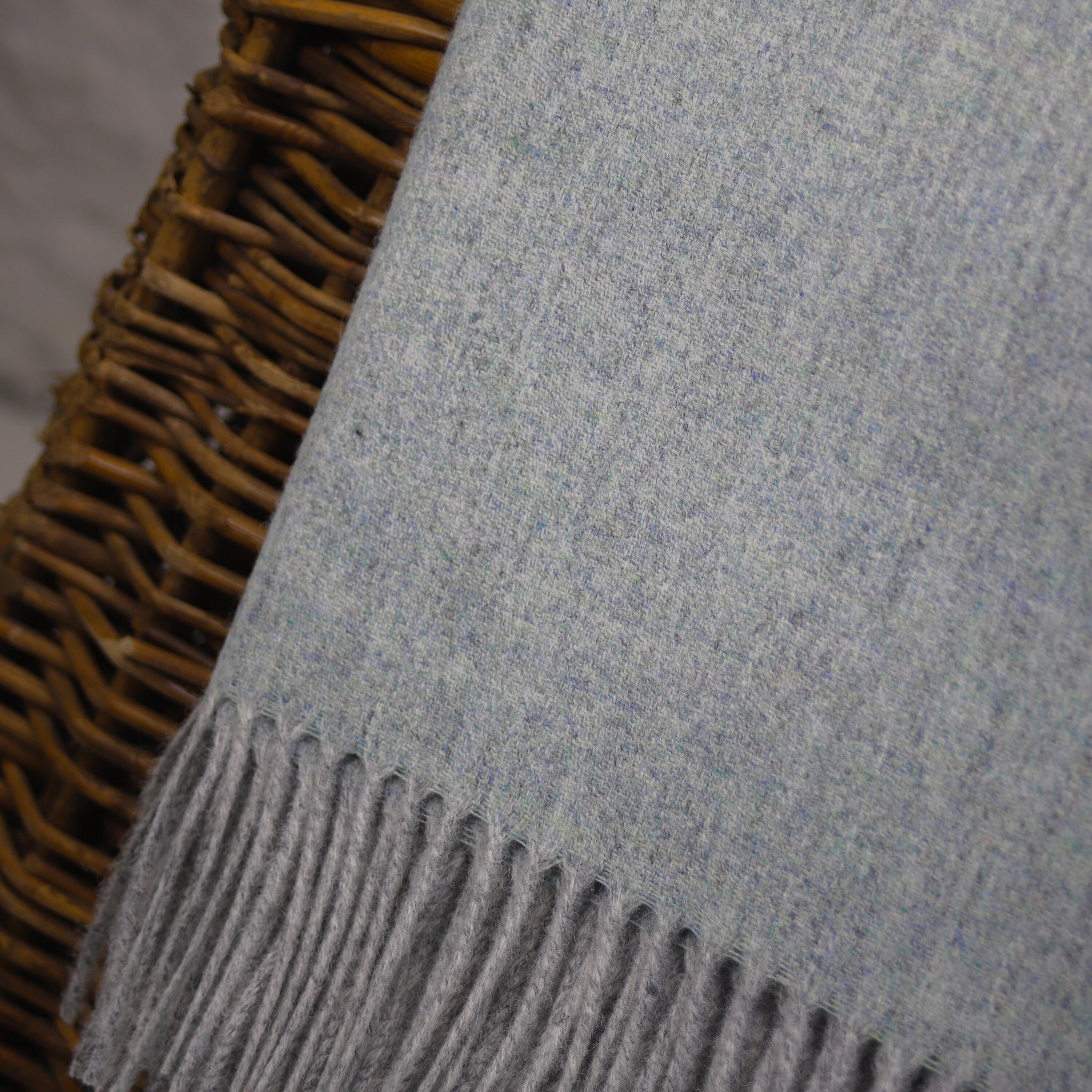 100 Wool Blanket/throw British Made Tweed Fabric not Etsy