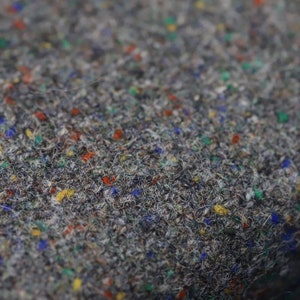 Grey Rainbow Fleck 100% Wool Tweed Fabric UK Made Cloth  **Sold By The Half-Metre** Not Harris - Beautiful British Made Wool Fabric!