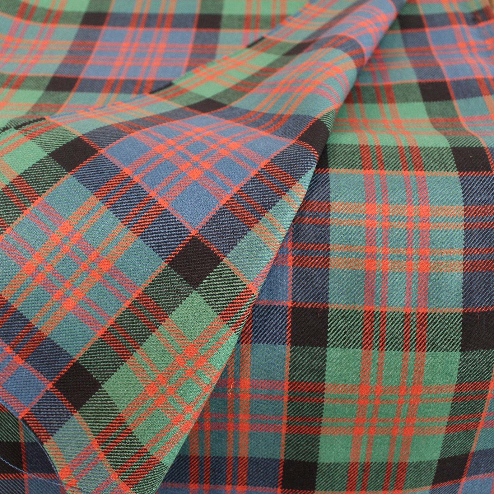 Macdonald ancient Scottish Tartan Fat Quarter 75x50 Cm / Etsy UK