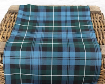 Pre-Cut - Lamont *Ancient* Scottish Tartan - Fat Quarter (75x50 cm / 29x19 inches) - Fine 100% Wool 11oz - Made in Britain