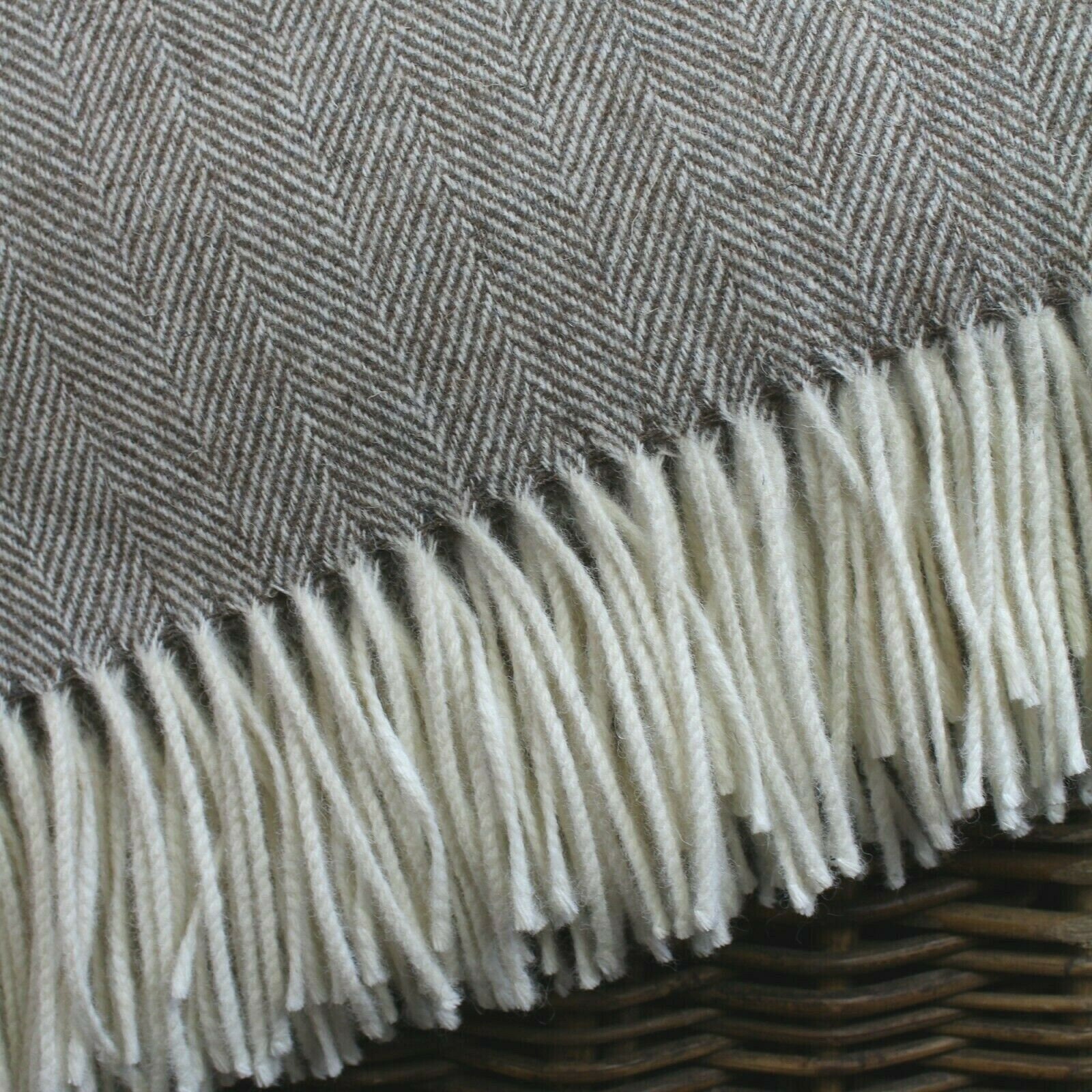 100 Wool Blanket/Throw British Made Tweed Fabric Not Etsy