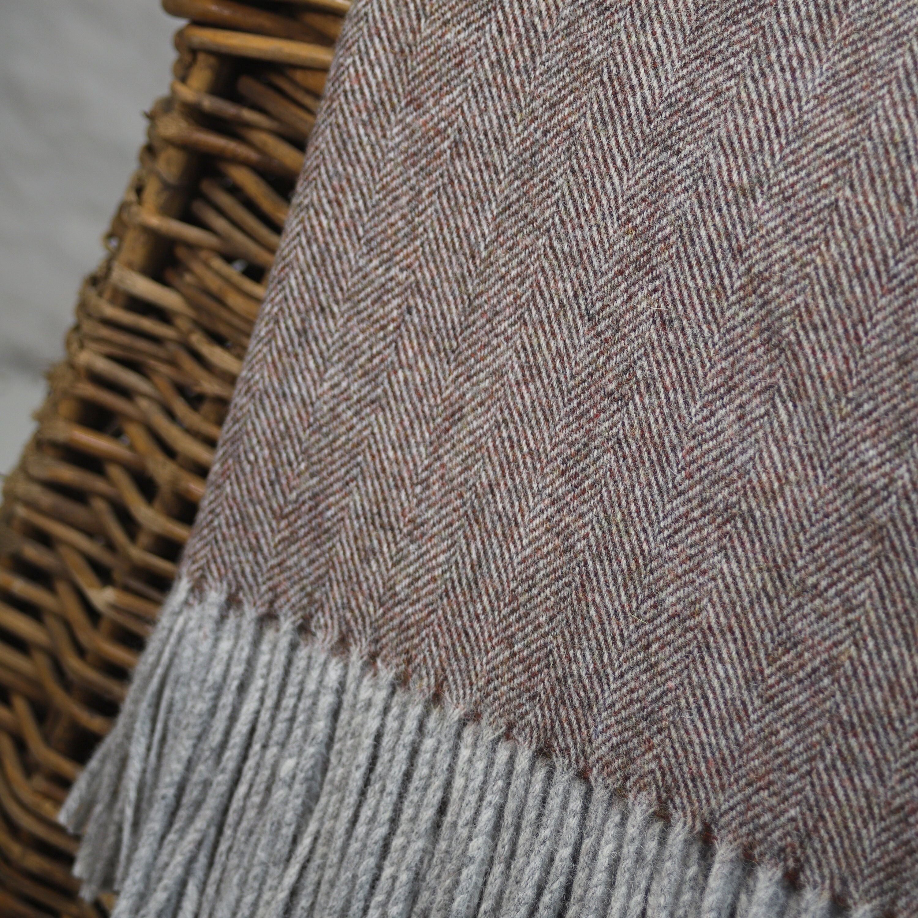 100 Wool Blanket/Throw British Made Tweed Fabric Not Etsy