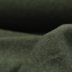 Dark Forest Green Herringbone 100% Wool Tweed Fabric UK Made Cloth  **Sold By The Half-Metre** Not Harris Beautiful British Made Wool Fabric