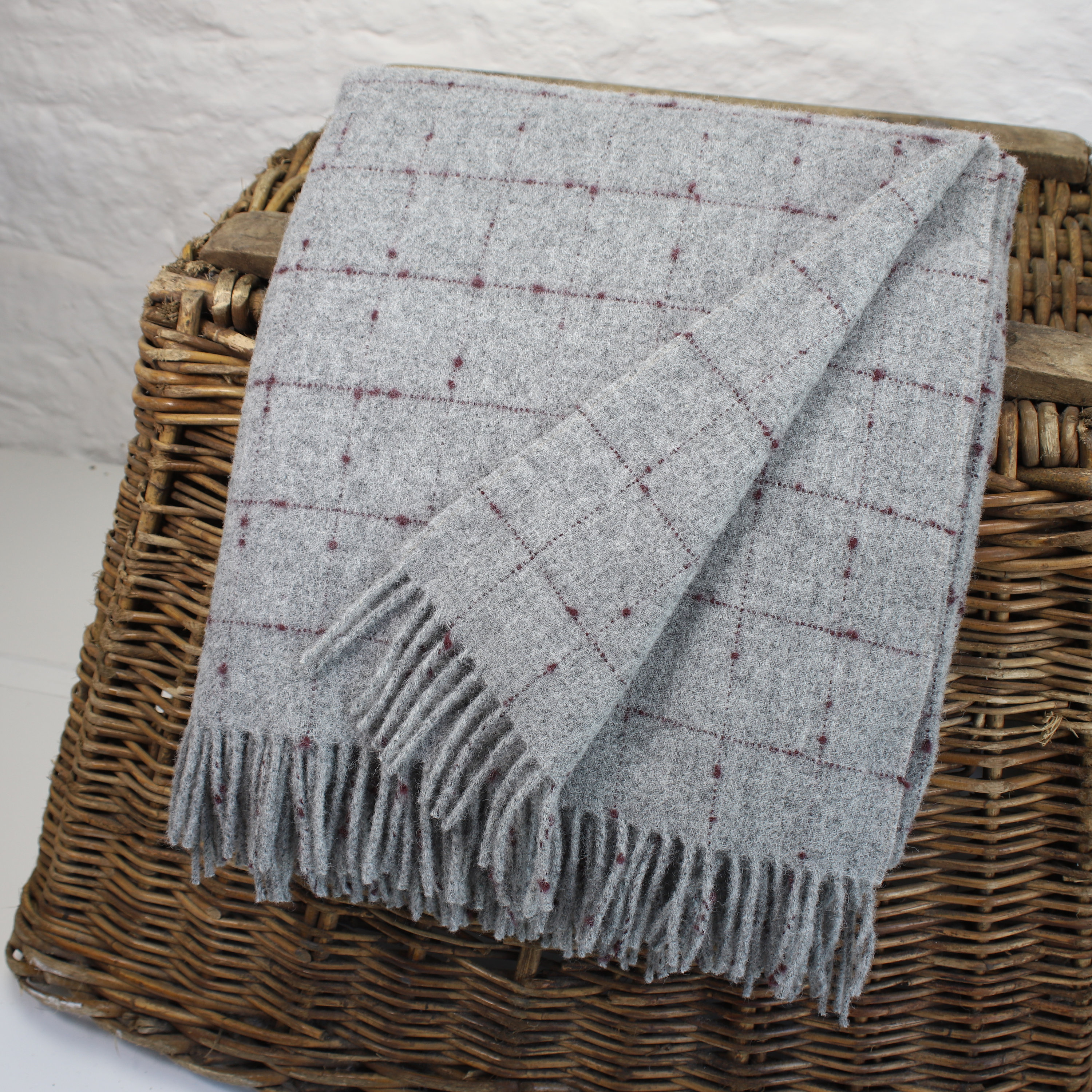 100 Wool Blanket/Throw British Made Tweed Fabric Not Etsy