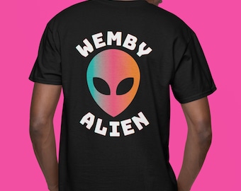 Victor Wembanyama Wemby Alien Two Sided T-Shirt, NBA San Antonio Spurs Basketball Fan Apparel, NBA Tshirt, Rookie of the Year, Go Spurs Go
